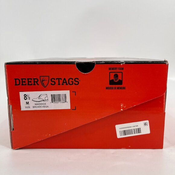 Deer Stags Maddox Boots Size 8.5M Brown Simulated Leather Memory Foam Shoes main image 4